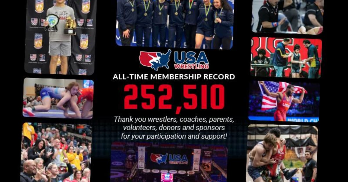 USA Wrestling USA Wrestling sets new total membership record
